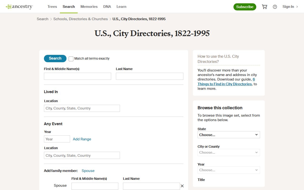 Plymouth Township city directory digitized collection search