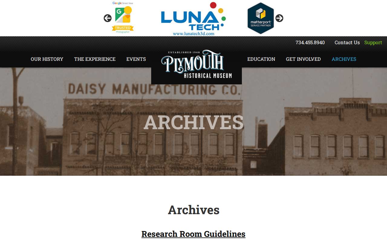 Plymouth Township city directory companion collections at Plymouth Historical Museum